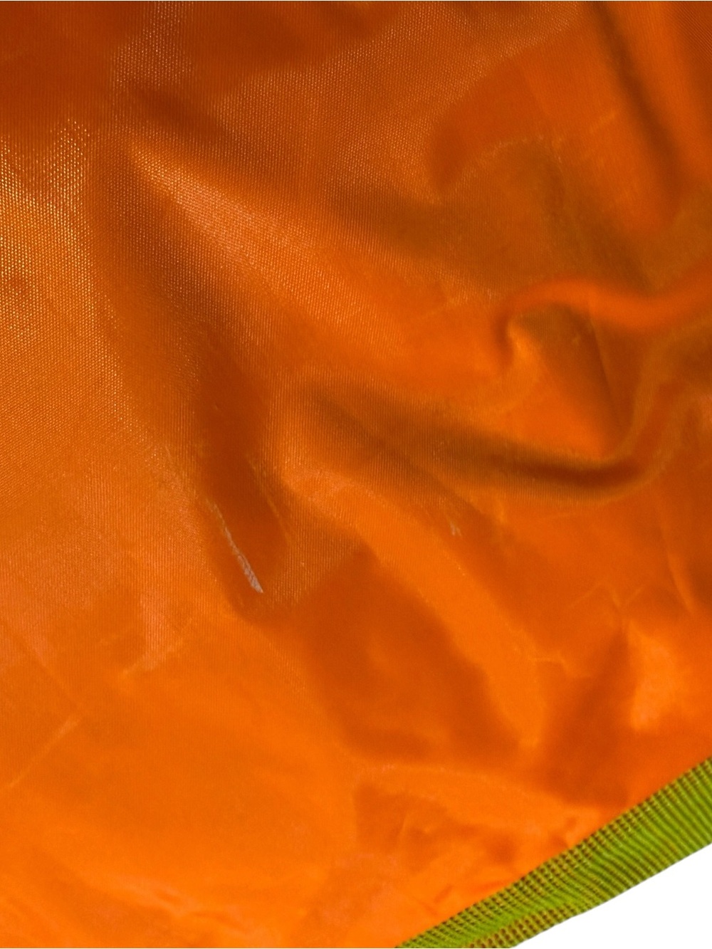 Vintage Totes Beach Bag, Vibrant orange and lime - Picture 14 of 16